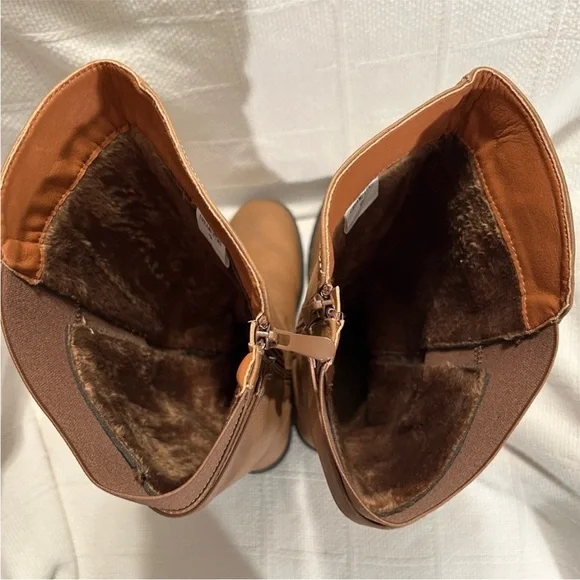 Dream Pairs Brown Faux Fur Lined Boots - Picture 5 of 8